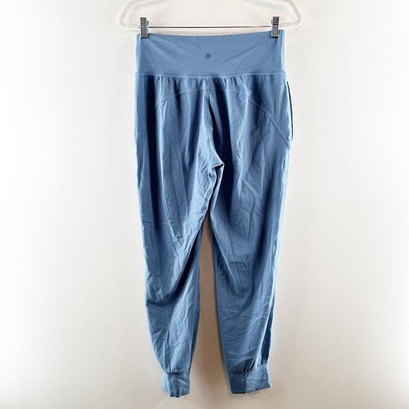 Athleta Salutation Pull On High Waisted Jogger Pants Blue Star Medium - Picture 4 of 9